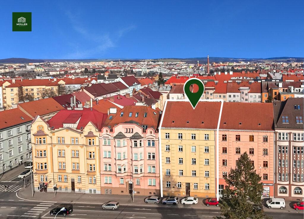 Prodej investičního bytu s nájemníkem 2+kk 60m2