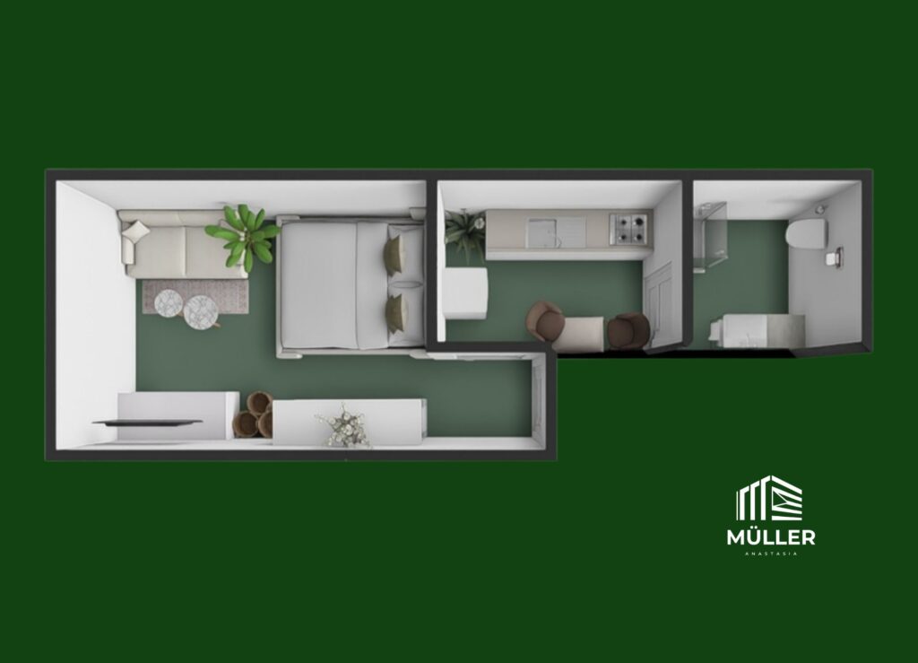 Pronájem bytu 1+1, Plovární